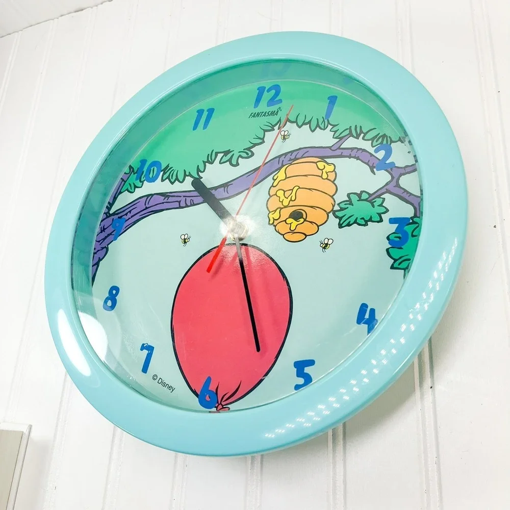 FANTASMA WINNIE THE‎ POOH & FRIENDS WALL CLOCK Tested Working